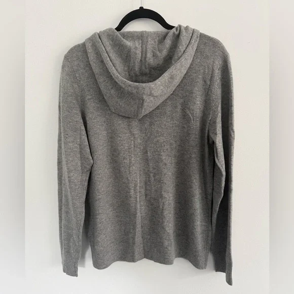 Quince Mongolian Cashmere Full zip Hoodie - Picture 4 of 5